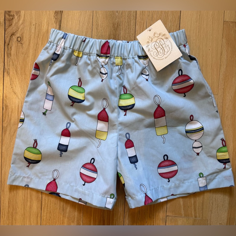 The Beaufort Bonnet Company Boys’ Shelton Shorts, sz 6 in Winding Bay Buoy